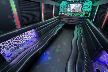 Kansas City Limo Bus Interior