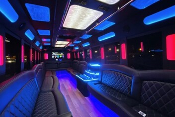 Kansas City Limousine Bus Interior