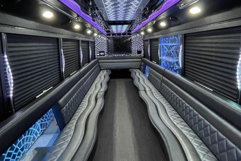 Kansas City Party Bus Interior