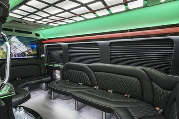 Kansas City Sprinter Party Bus Interior