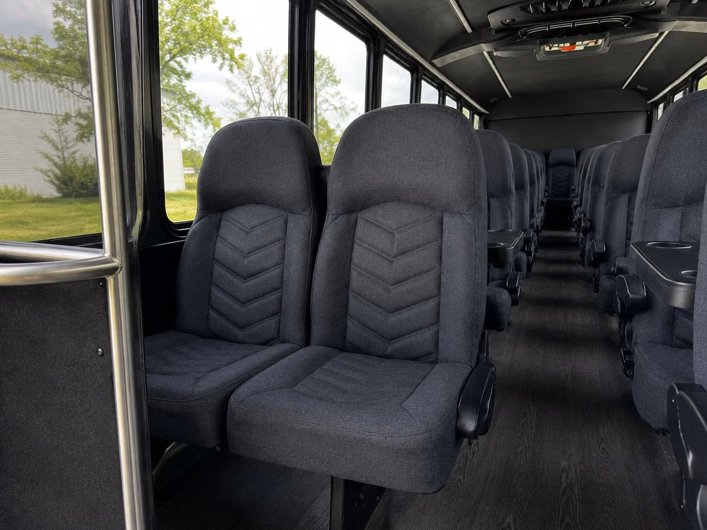 15 passenger minibus interior