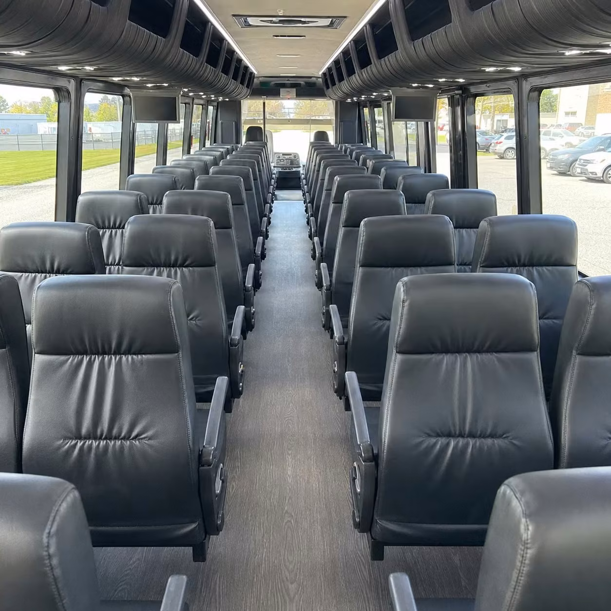 25 passenger minibus interior