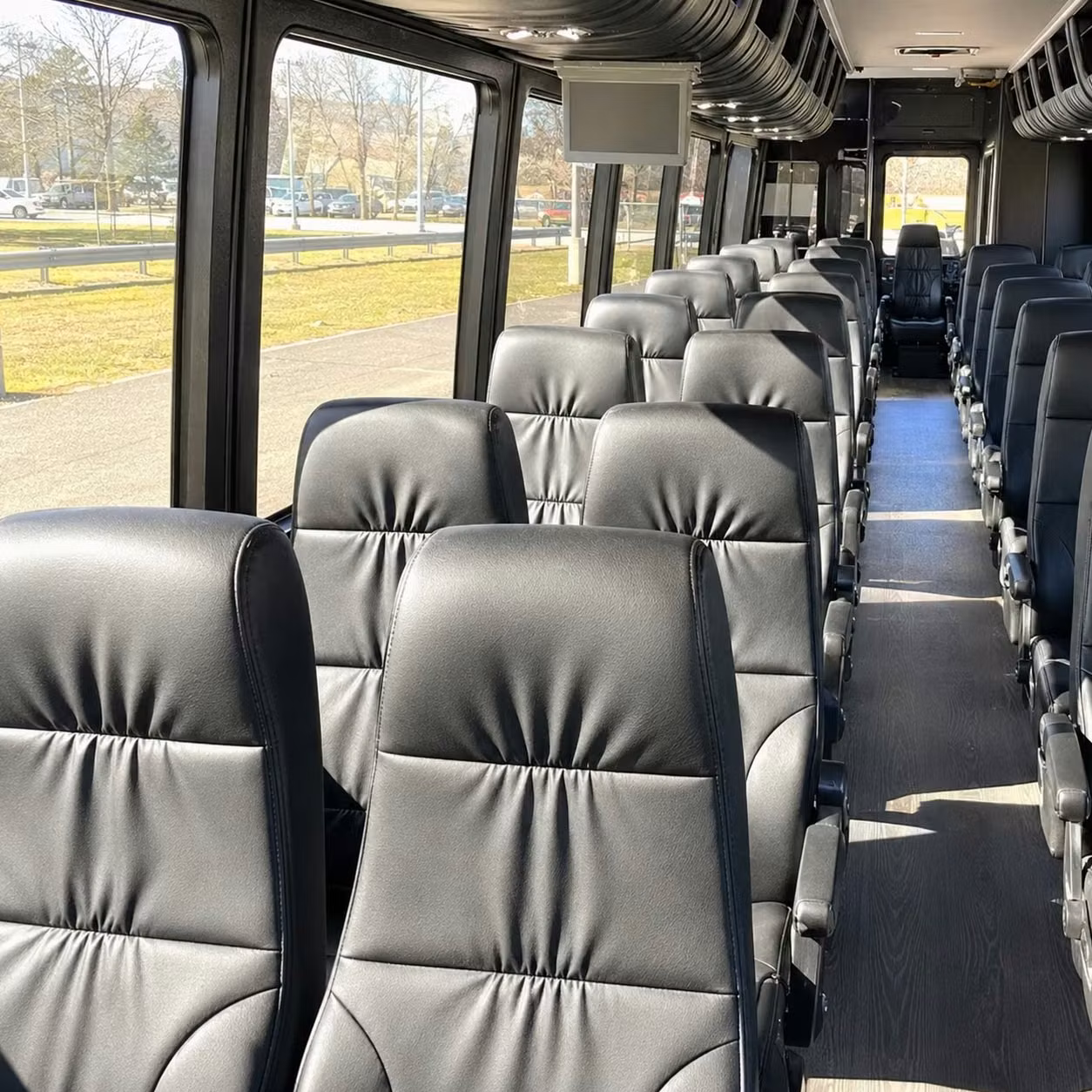 28 passenger minibus inside