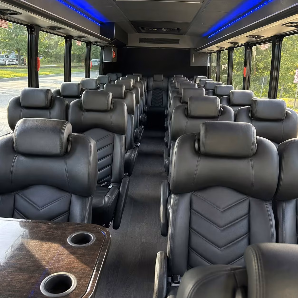30 passenger minibus interior
