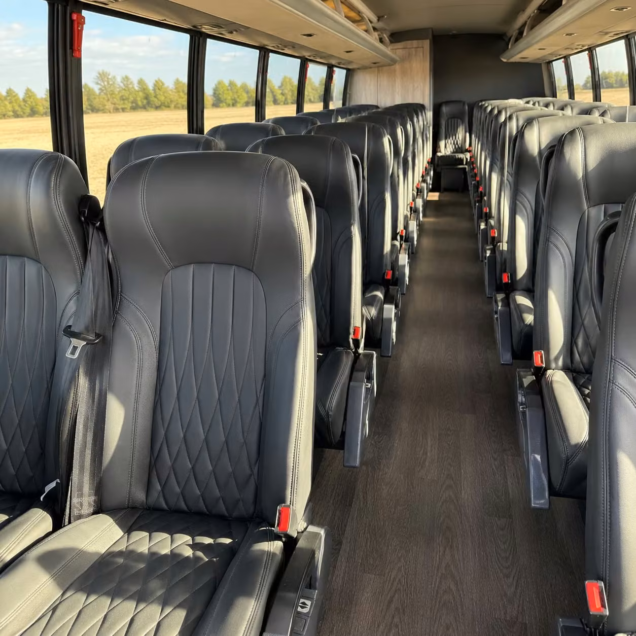 35 passenger minibus inside