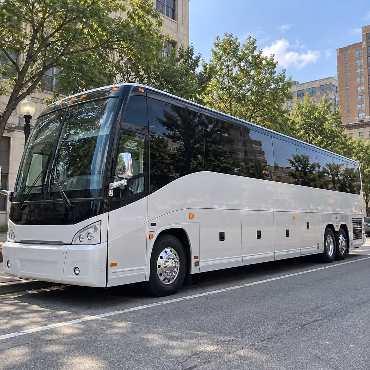 kansas city airport transfer charter bus rentals